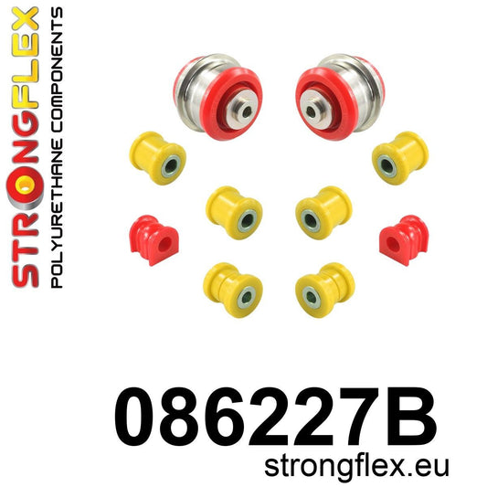 086227B Rear suspension bush kit Standard (Red) Honda Legend III (95-04)