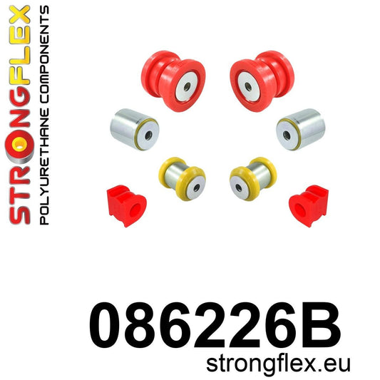 086226B Front suspension bush kit Standard (Red) Honda Legend III (95-04)