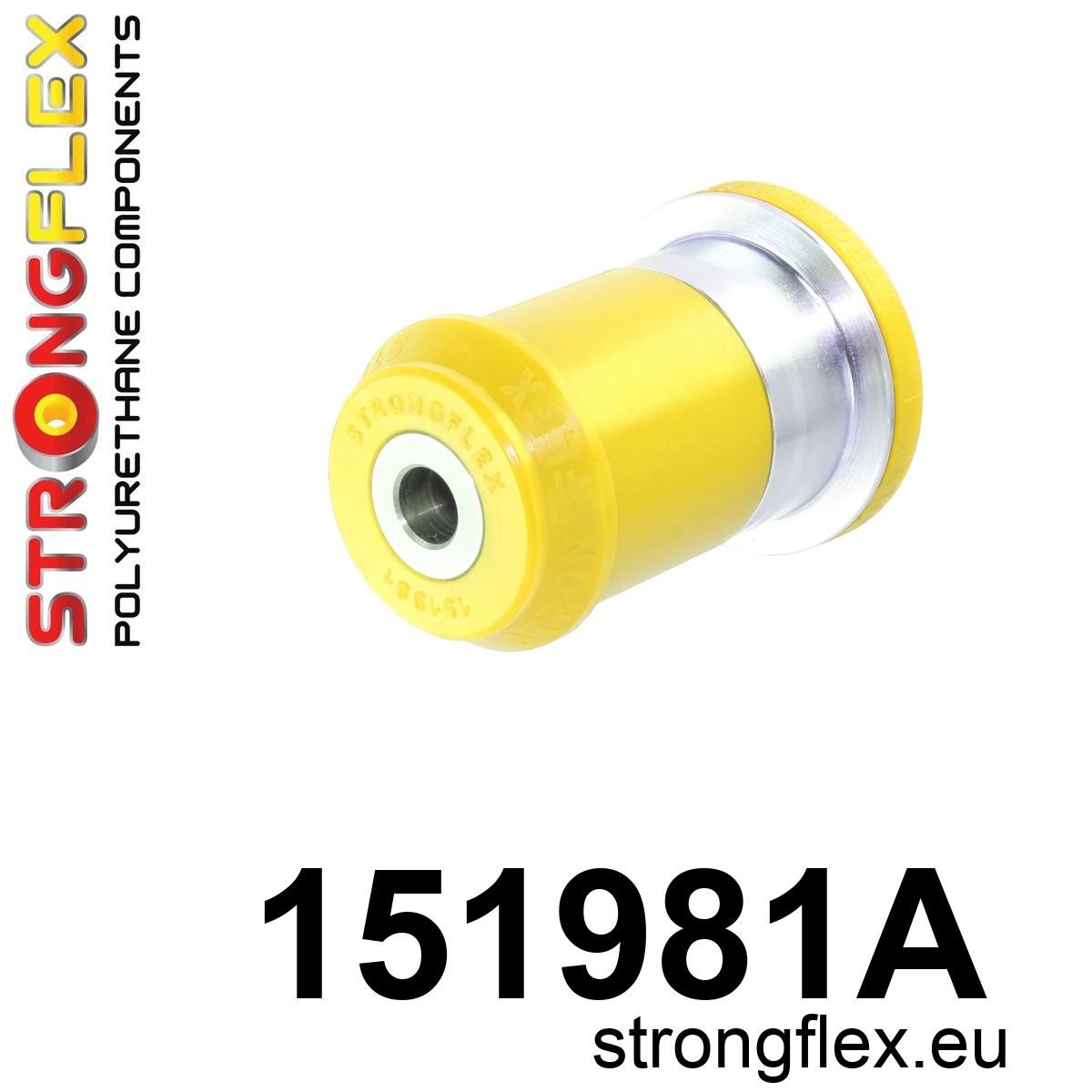 151981A Rear beam mount bush SPORT Sport (Yellow) Renault Twingo I (93-07)