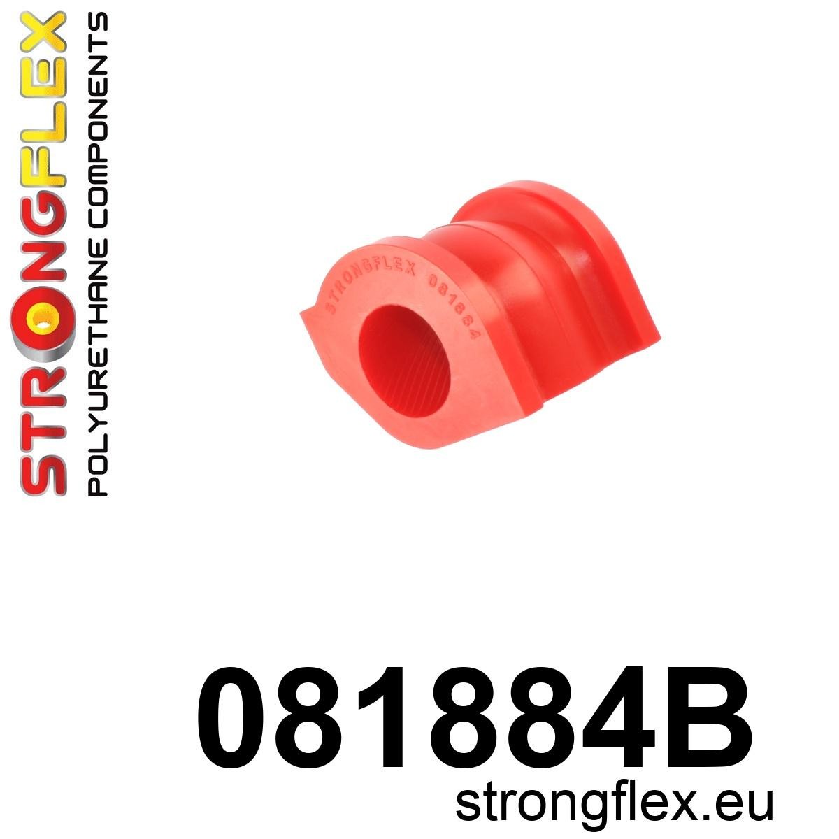081884B Front anti roll bar bush Standard (Red) Honda Civic VIII (06-12)