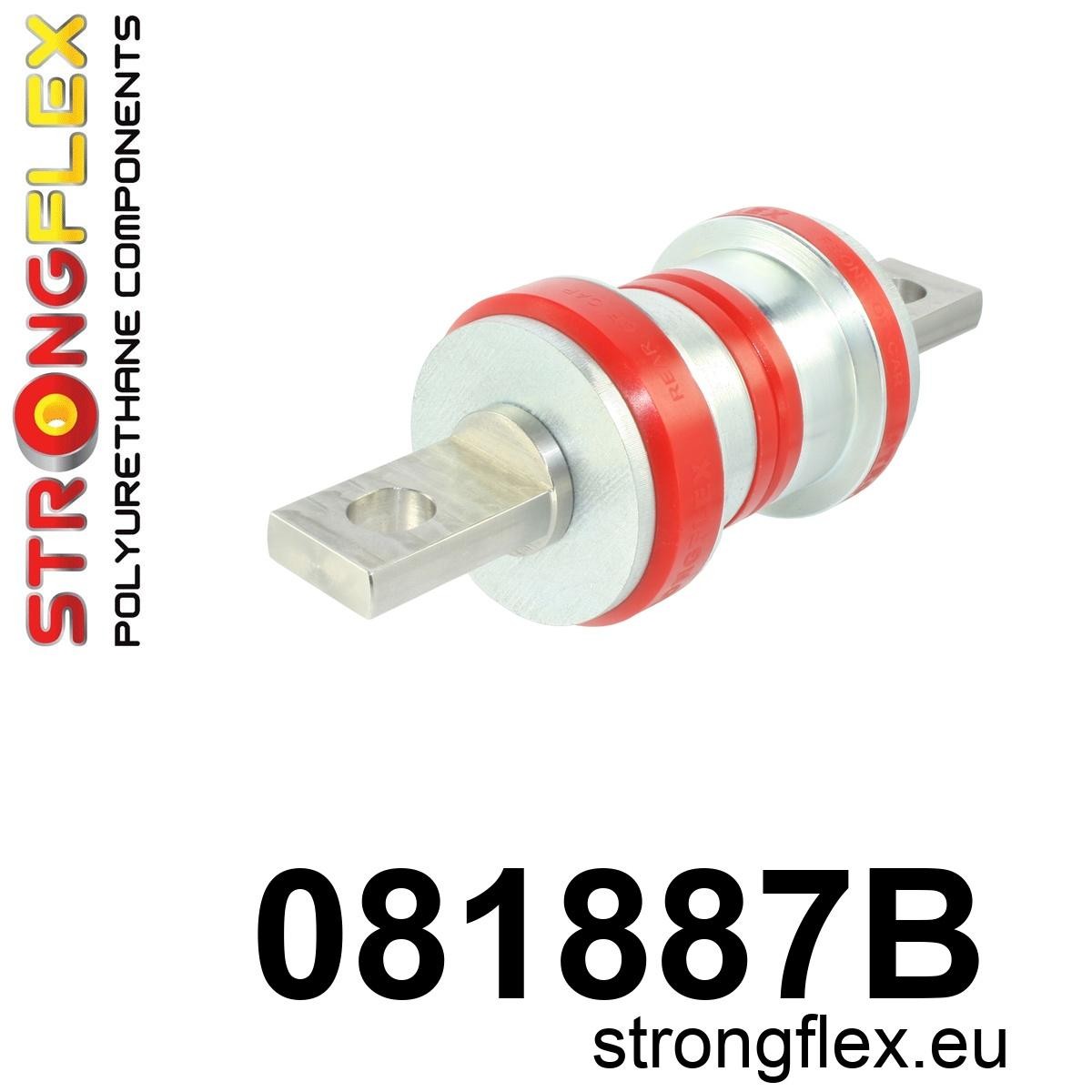 081887B Rear lower wishbone bush - front Standard (Red) Honda Civic VIII (06-12)