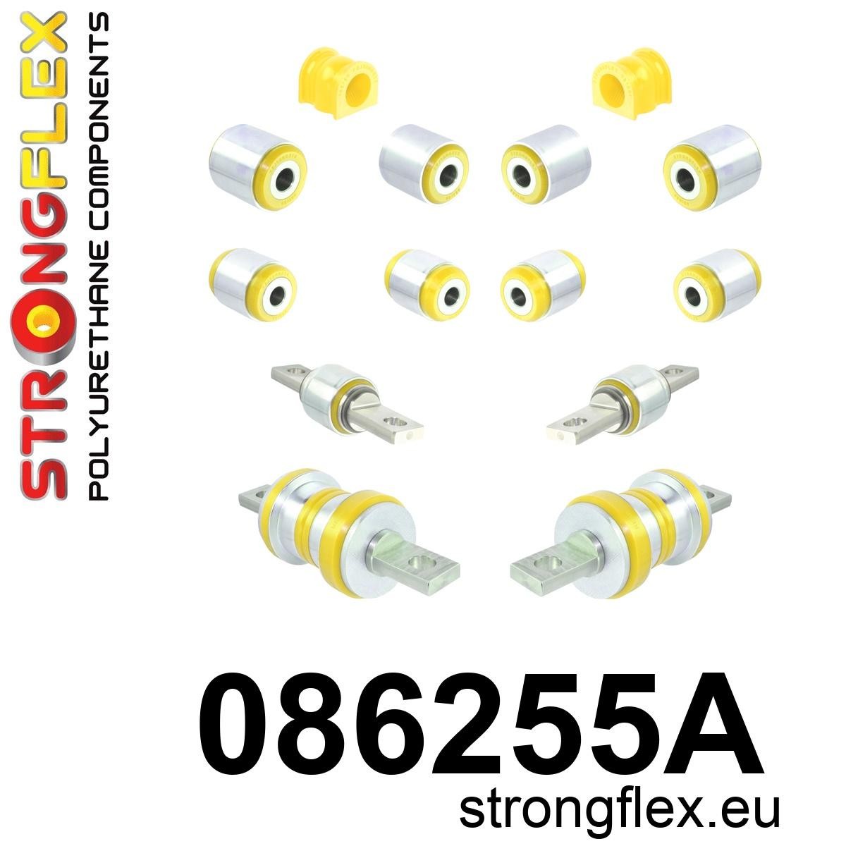 086255A Rear suspension bush kit SPORT Sport (Yellow) Honda Civic VIII (06-12)