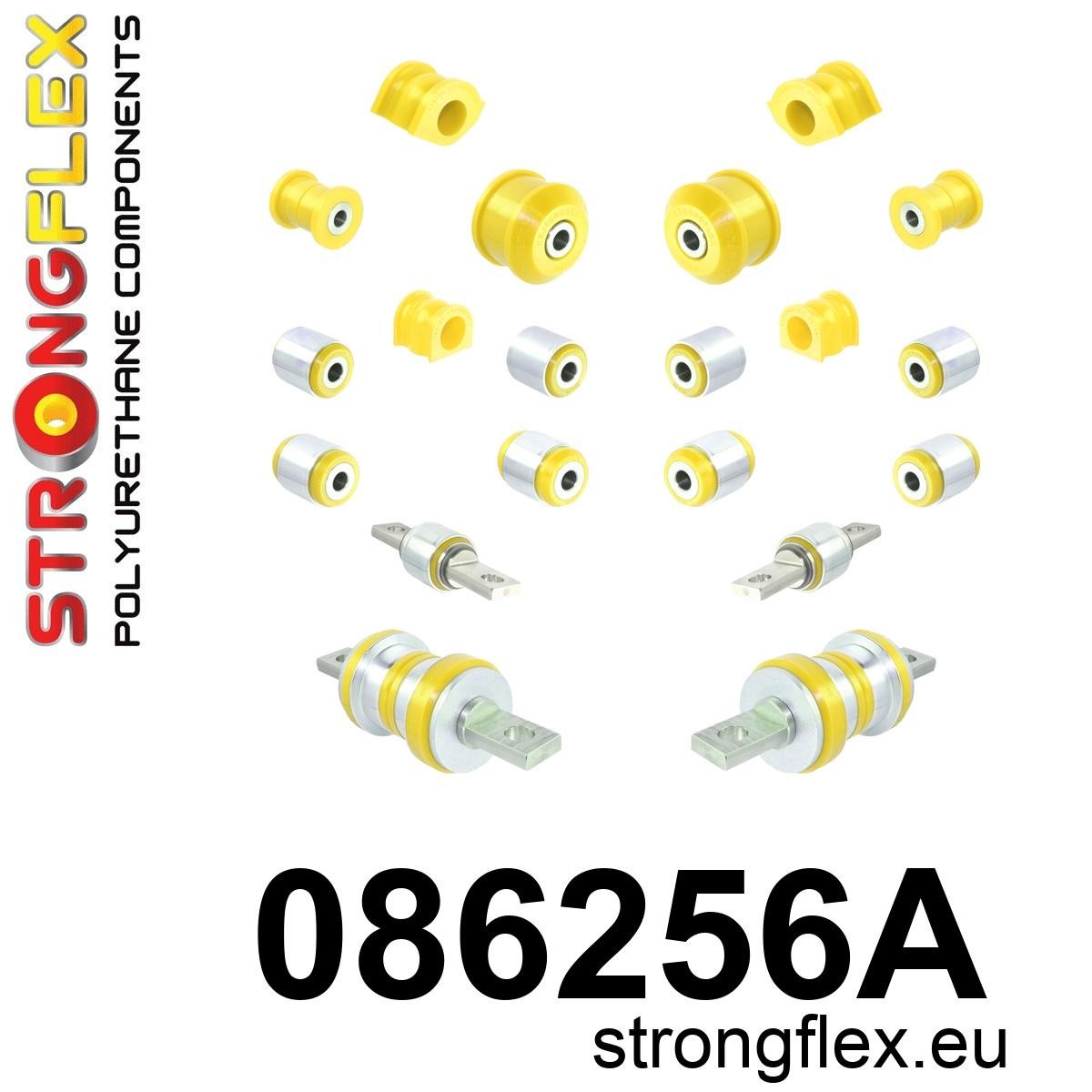 086256A Full suspension bush kit SPORT Sport (Yellow) Honda Civic VIII (06-12)