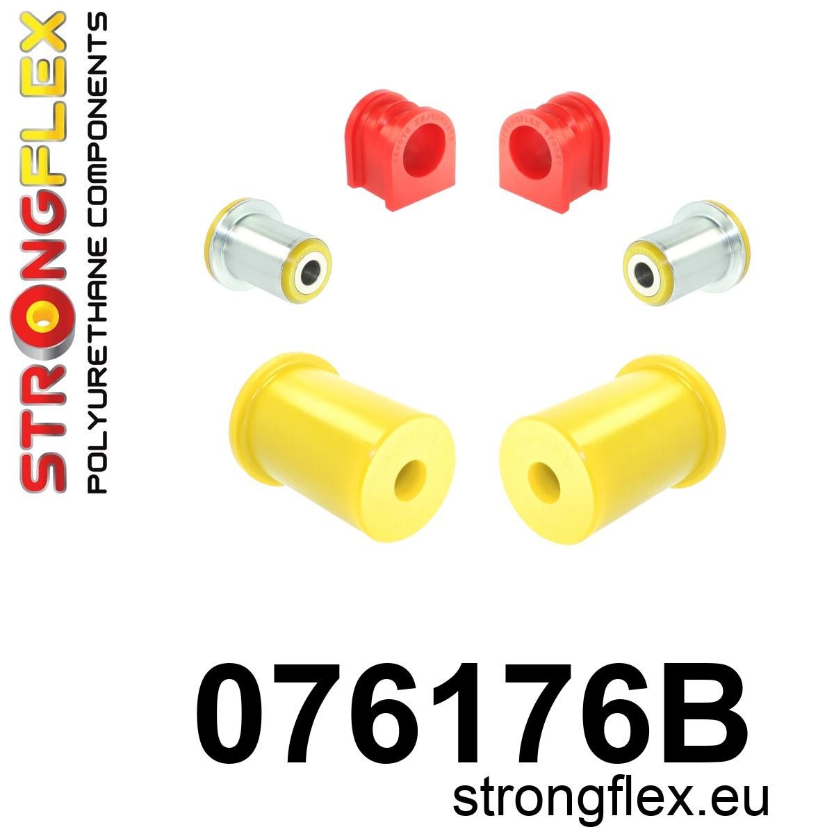 076176B Front suspension bush kit Standard (Red) Ford Mustang V (04-14)