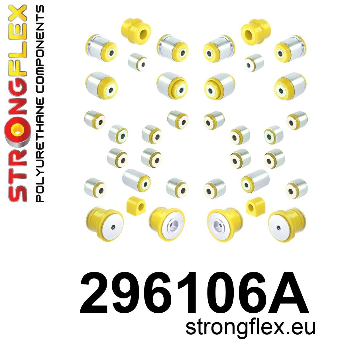 296106A Full suspension polyurethane bush kit RWD SPORT Sport (Yellow) Dodge Challenger III (08-23)