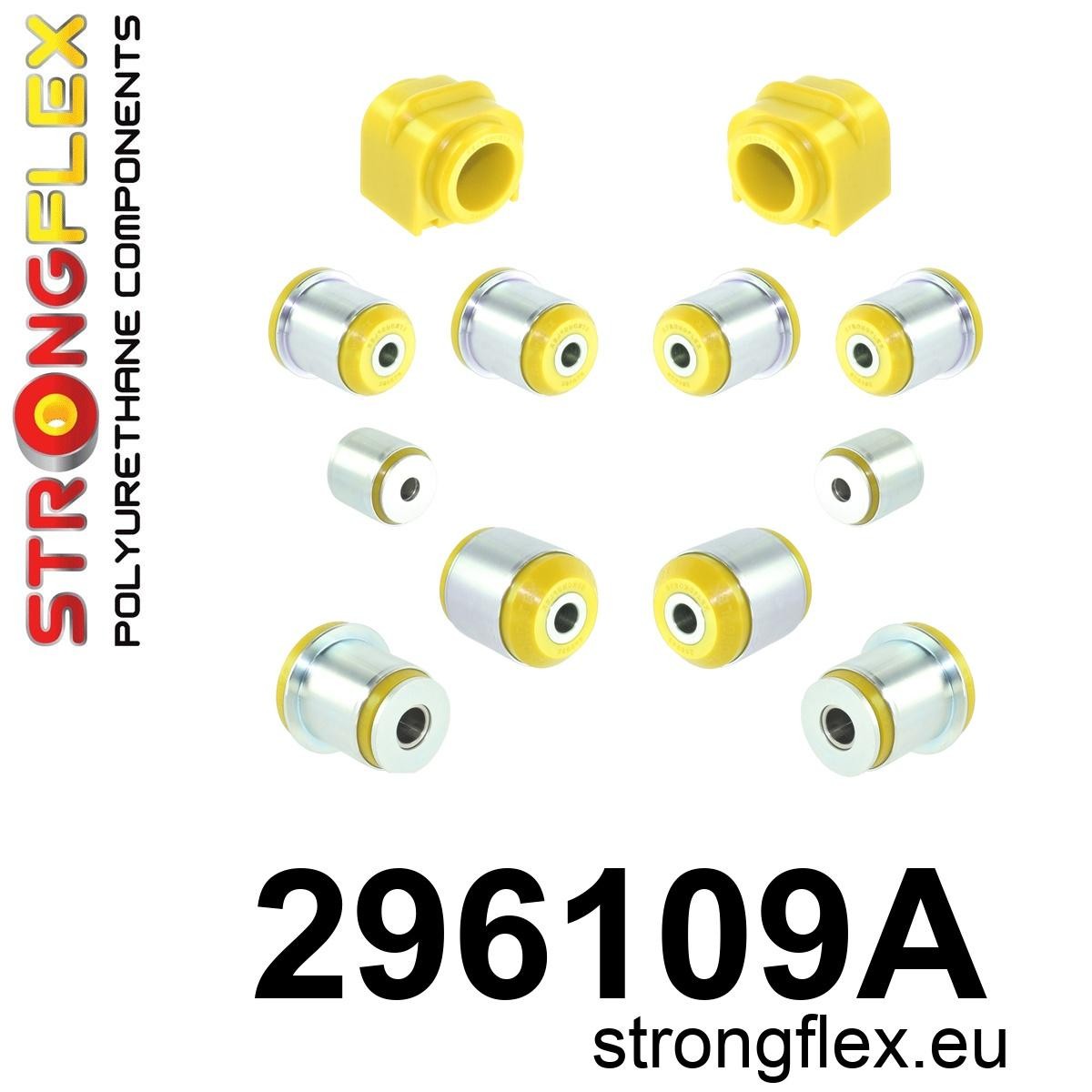 296109A Front suspension bush kit AWD SPORT Sport (Yellow) Dodge Magnum (04-08) AWD