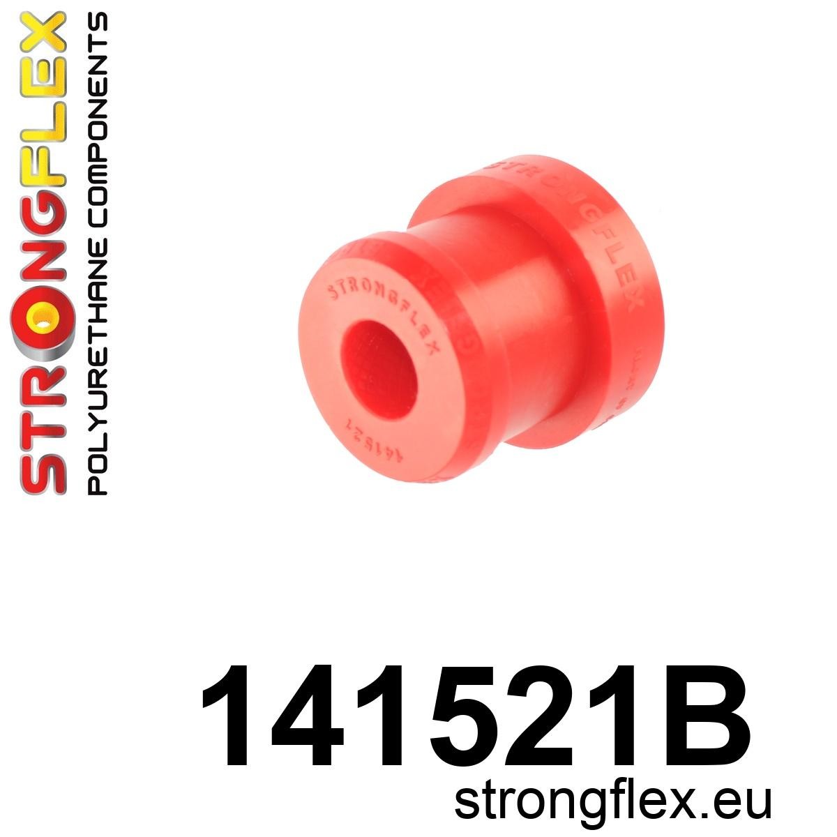 141521B Front lower wishbone rear bush 45mm Standard (Red) Citroën C5 III (08-17)