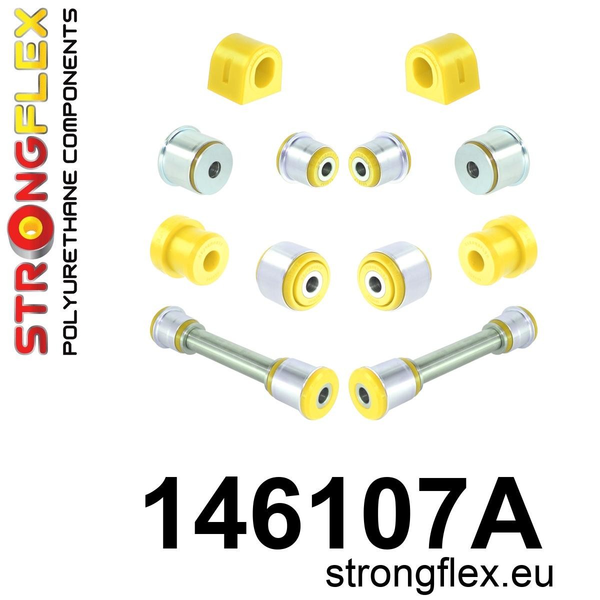 146107A Front suspension bush kit SPORT Sport (Yellow) Citroën C5 III (08-17)