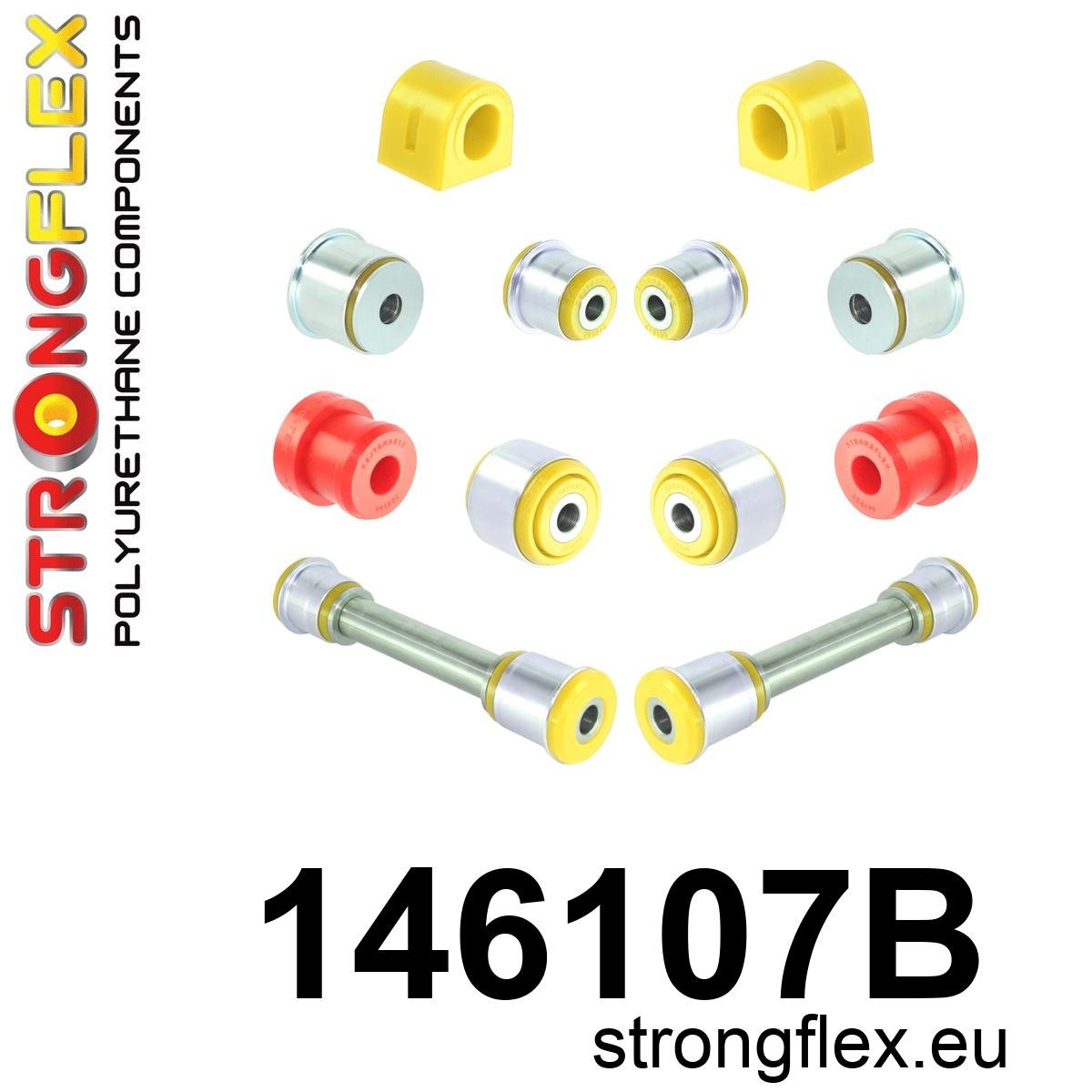 146107B Front suspension bush kit Standard (Red) Citroën C5 III (08-17)