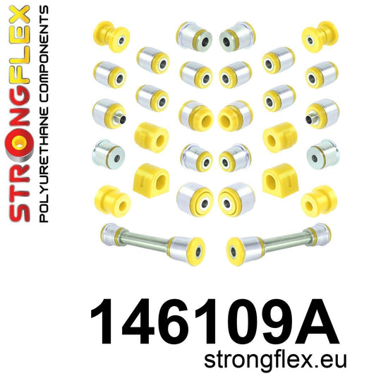 146109A Full suspension bush kit SPORT Sport (Yellow) Citroën C5 III (08-17)