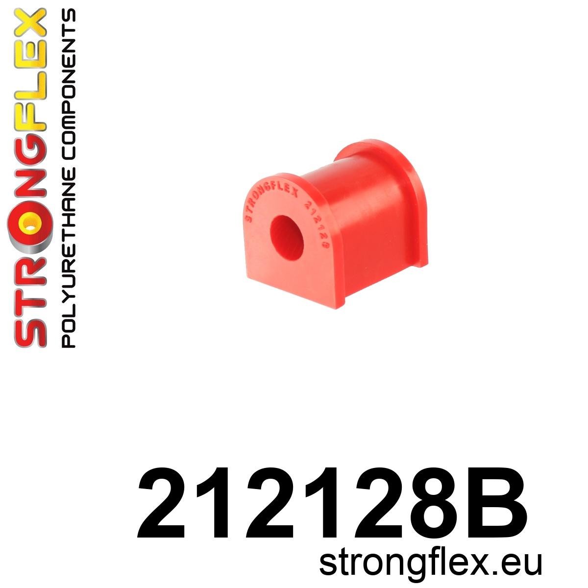 212128B Rear anti roll bar bush Standard (Red) Toyota Carina III (81-88) A60