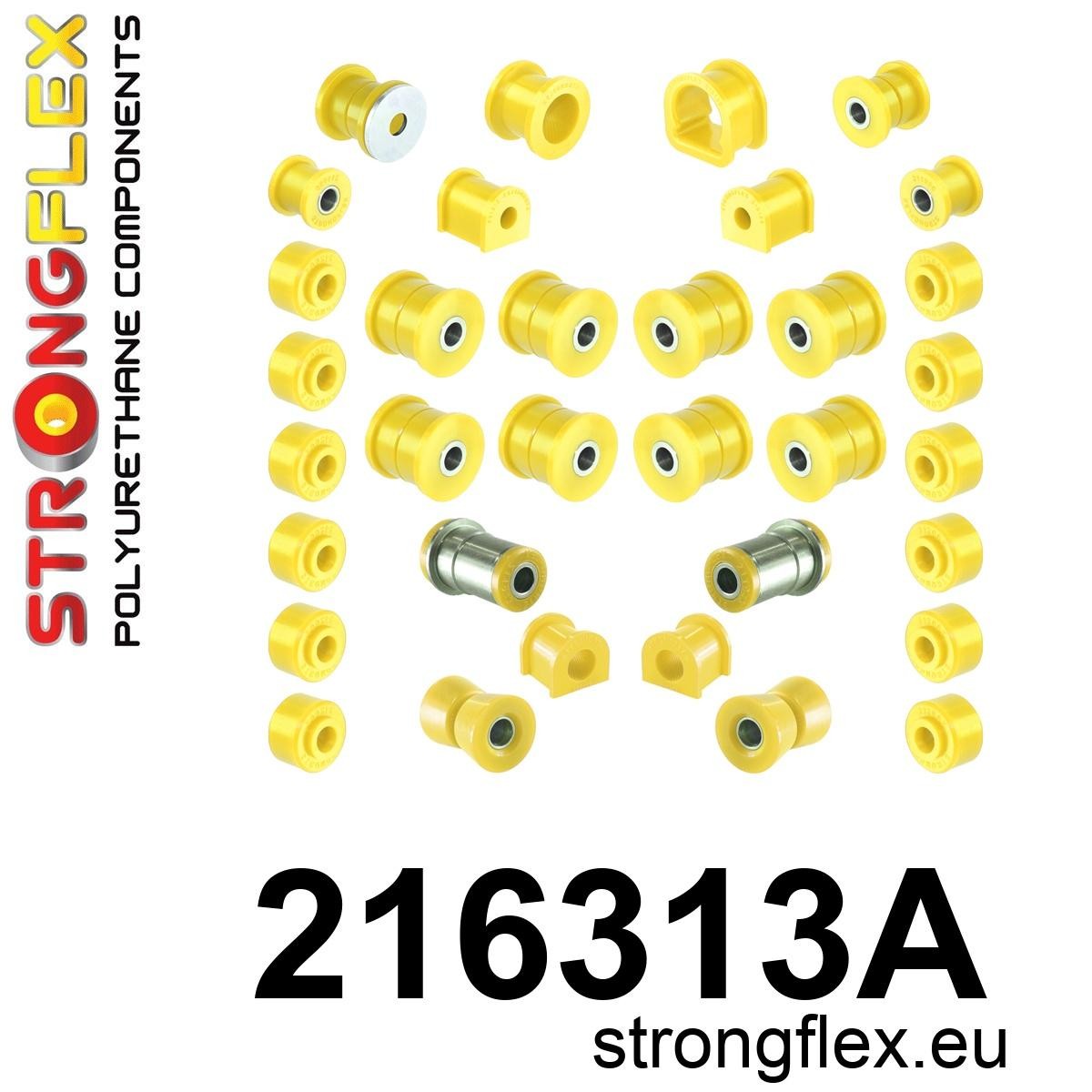 216313A Full suspension bush kit SPORT Sport (Yellow) Toyota Carina III (81-88) A60