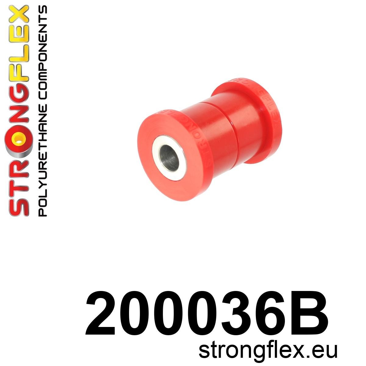 200036B Front wishbone front bush sport Standard (Red) Suzuki Swift RZ/AZ VI 17-24