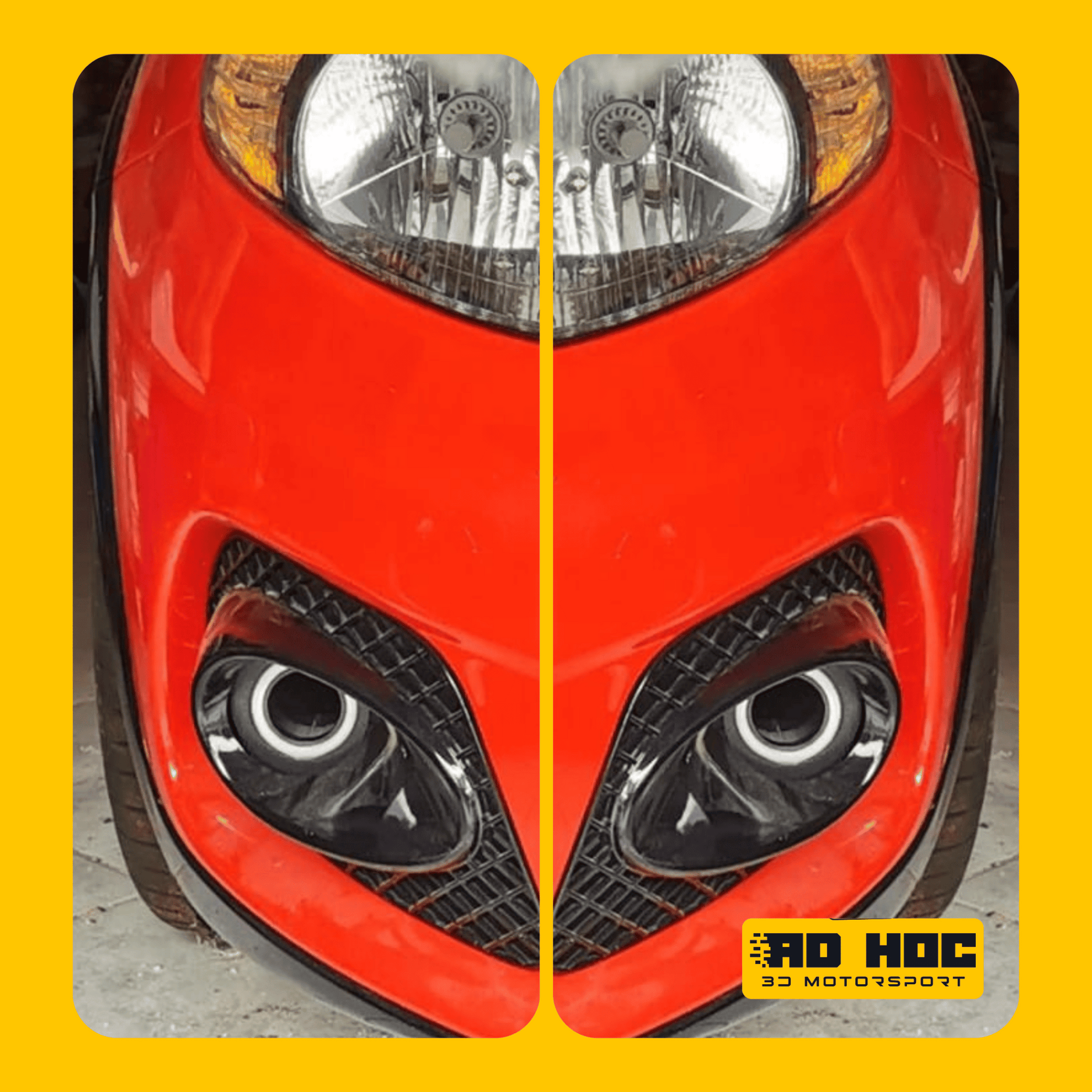 Convogliatore fendinebbia aria freni / aspirazione Abarth punto ad hoc 3d motorsport