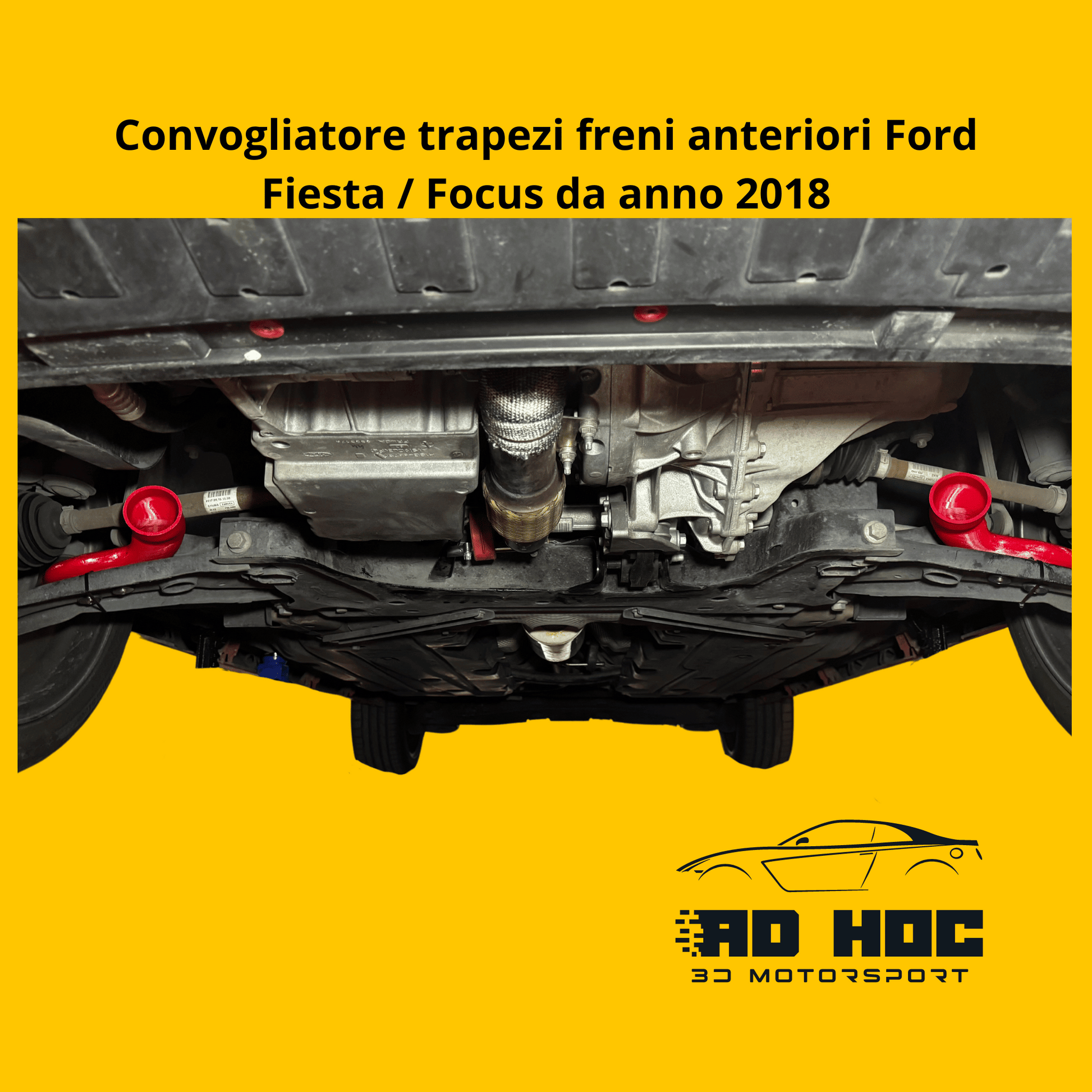 Convogliatore trapezi freni anteriori Ford Fiesta / Focus da anno 2018 ad hoc 3d motorsport