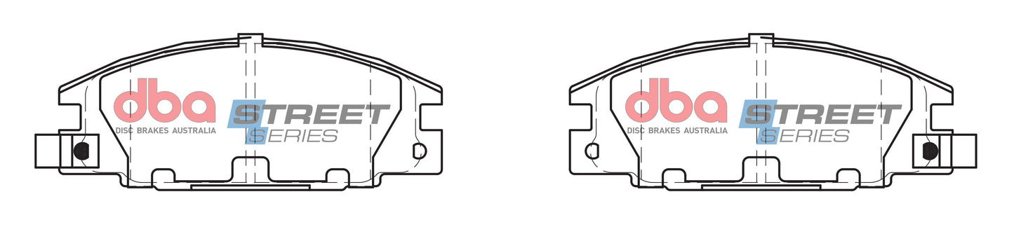 DBA DB1116SS - Brake Pads Street Series Ceramic | Front Axle