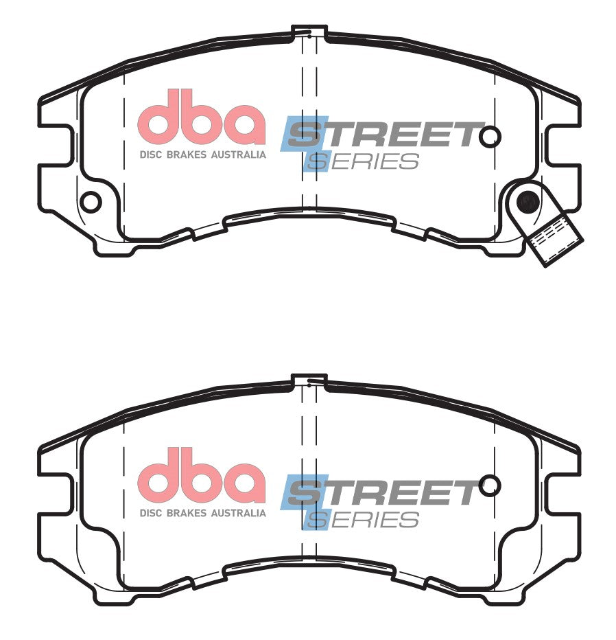 DBA DB1117SS - Brake Pads Street Series Ceramic | Front Axle