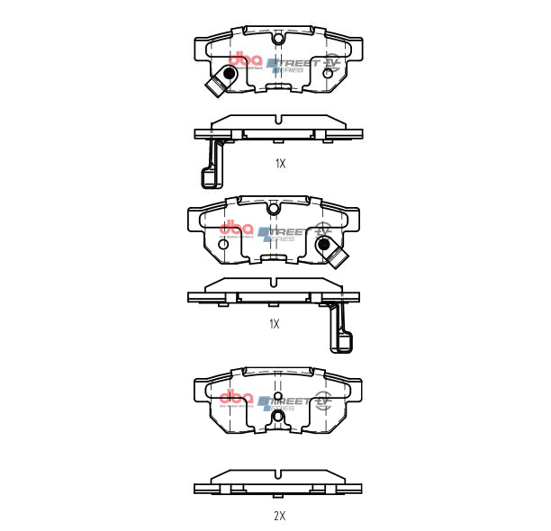 DBA DB1163SSEV - Honda Fit Hybrid 2010 On R