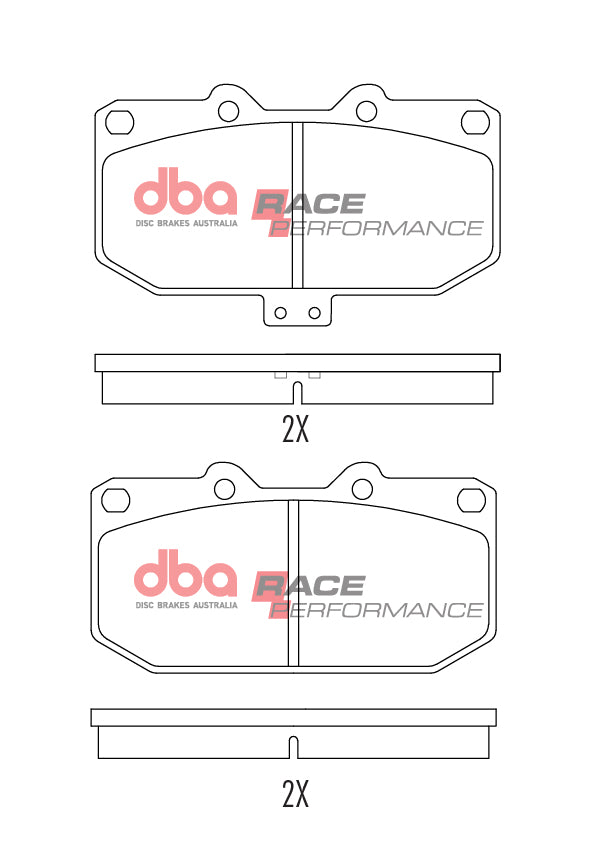DBA DB1170RP - Brake Pads Race Performance