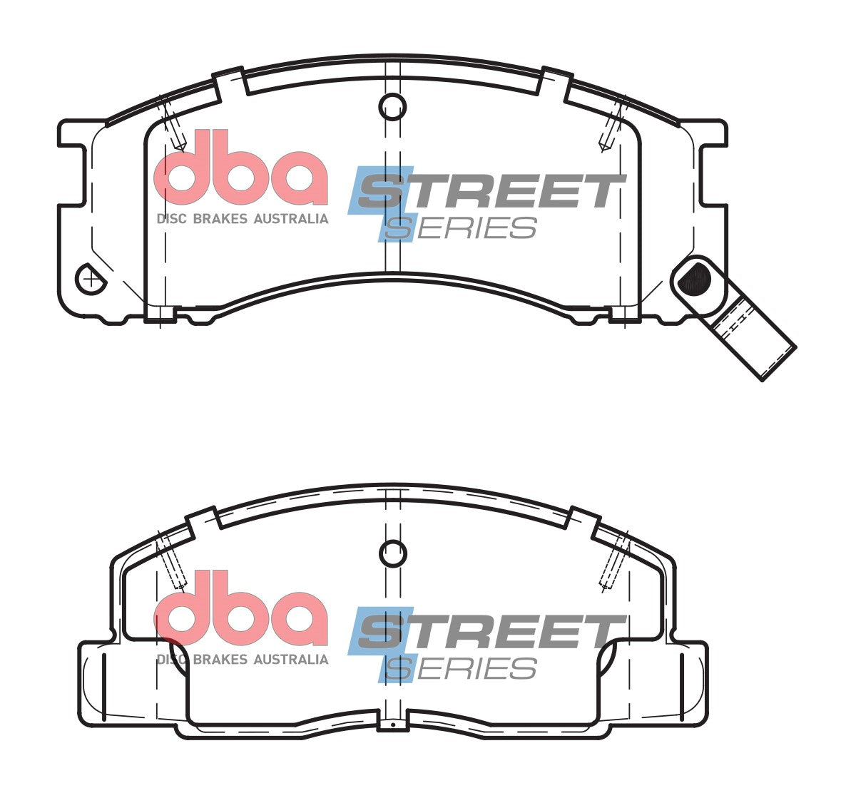 DBA DB1215SS - Brake Pads Street Series Ceramic | Front Axle