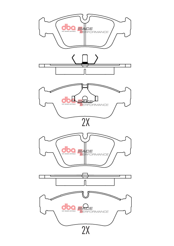 DBA DB1224RP - Brake Pads Race Performance
