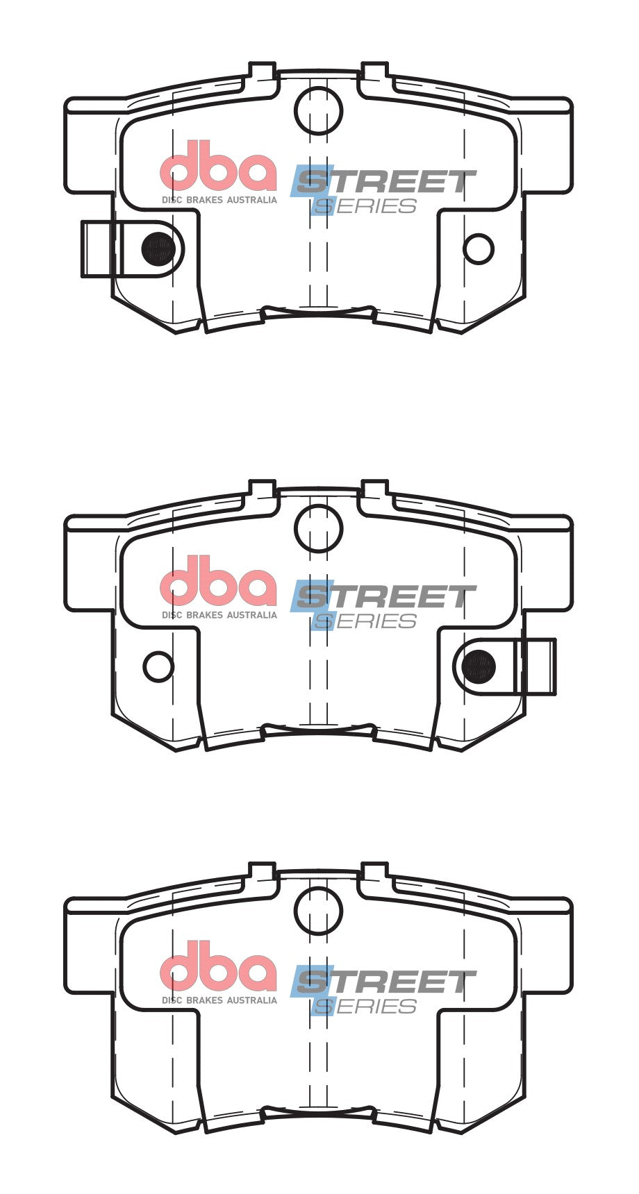 DBA DB1230SS - Brake Pads Street Series Ceramic | Rear Axle