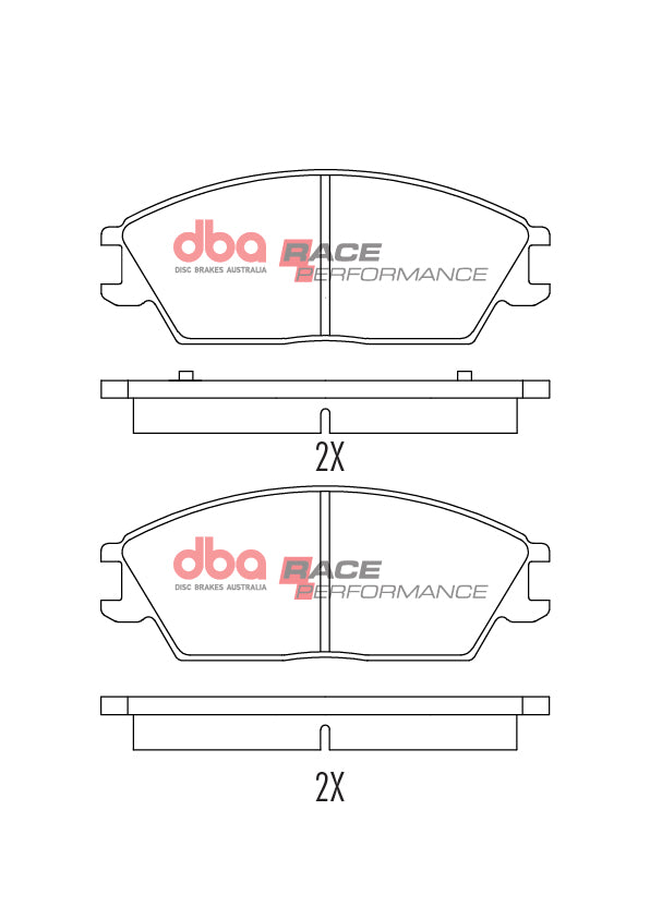DBA DB1252RP - Brake Pads Race Performance