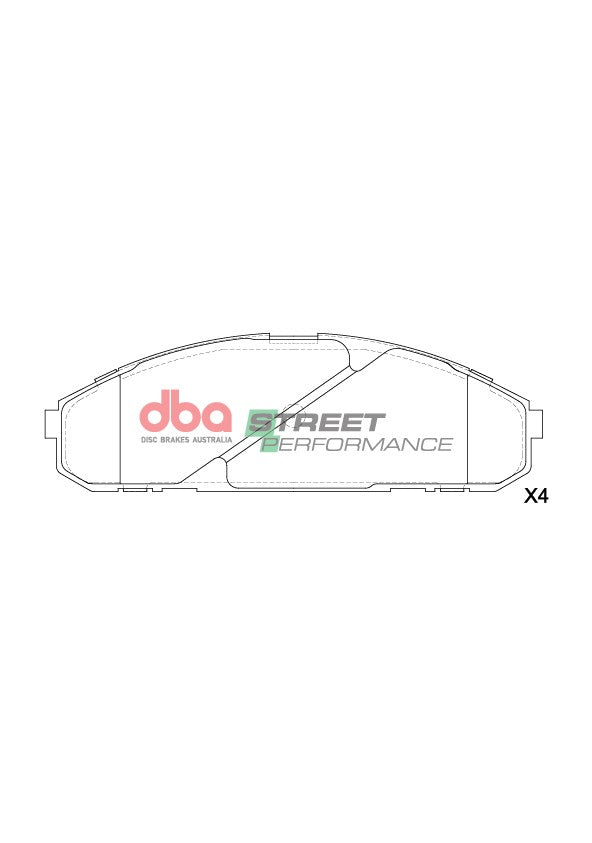 DBA DB1257SP - Brake Pads Street Performance | Front Axle