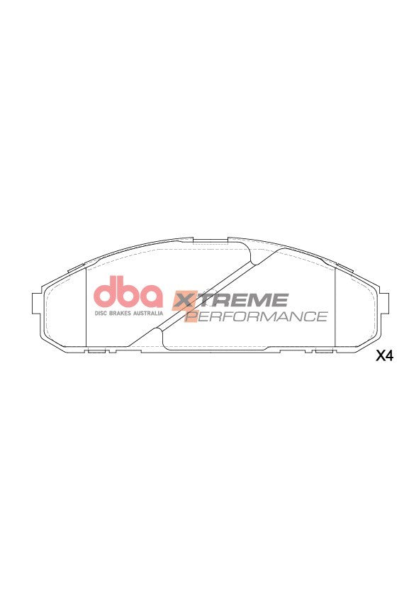 DBA DB1257XP - Brake Pads Xtreme Performance | Front Axle
