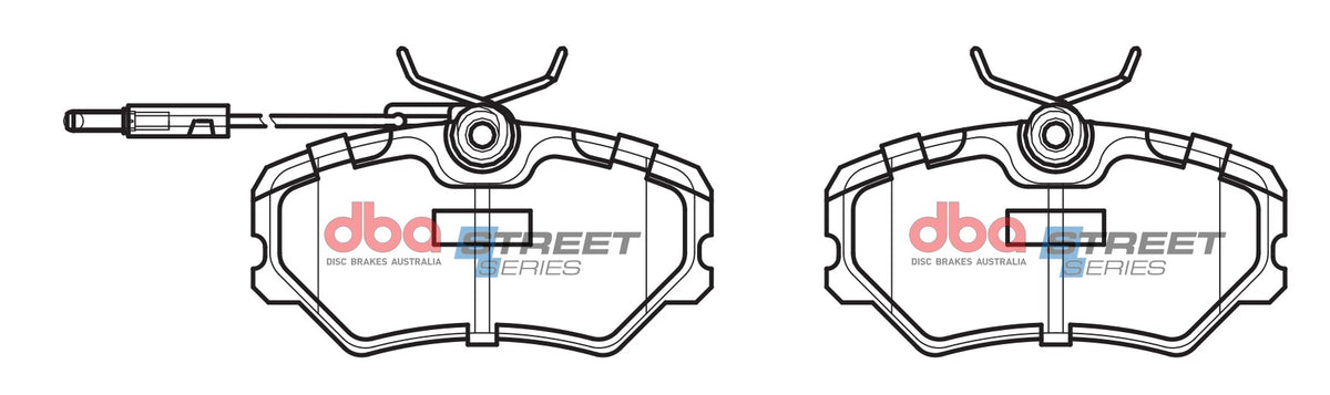 DBA DB1258SS - Brake Pads Street Series Ceramic | Front Axle