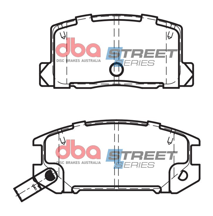 DBA DB1260SS - Brake Pads Street Series Ceramic | Rear Axle