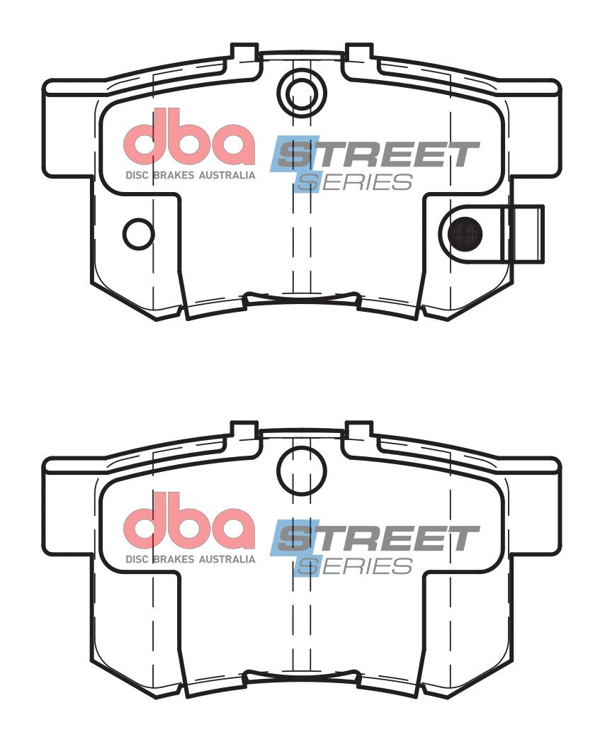DBA DB1265SS - Brake Pads Street Series Ceramic | Rear Axle