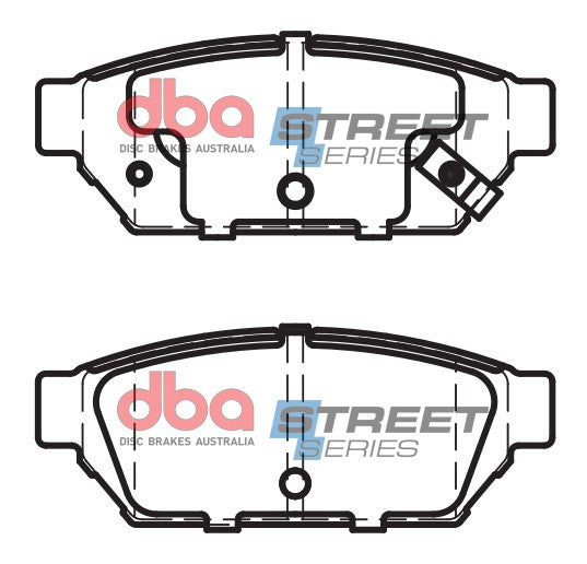 DBA DB1278SS - Brake Pads Street Series Ceramic | Rear Axle