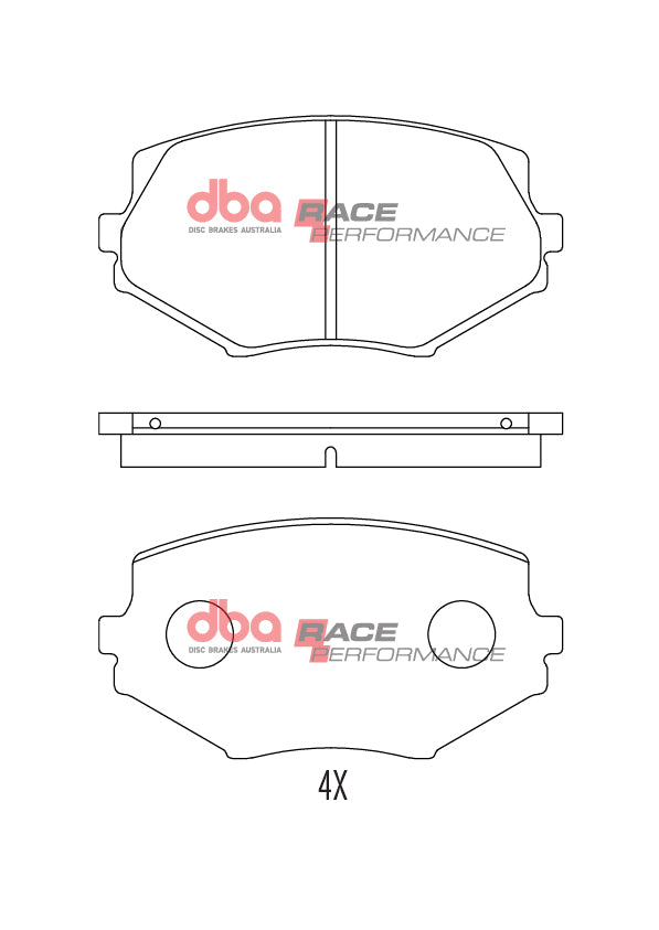 DBA DB1282RP - Brake Pads Race Performance