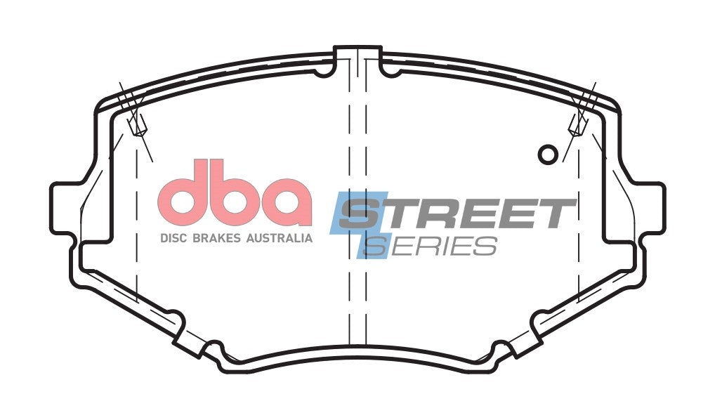 DBA DB1282SS - Brake Pads Street Series Ceramic | Front Axle