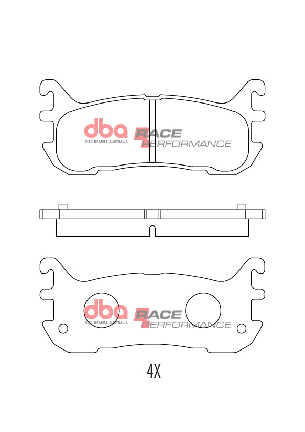 DBA DB1283RP - Brake Pads Race Performance