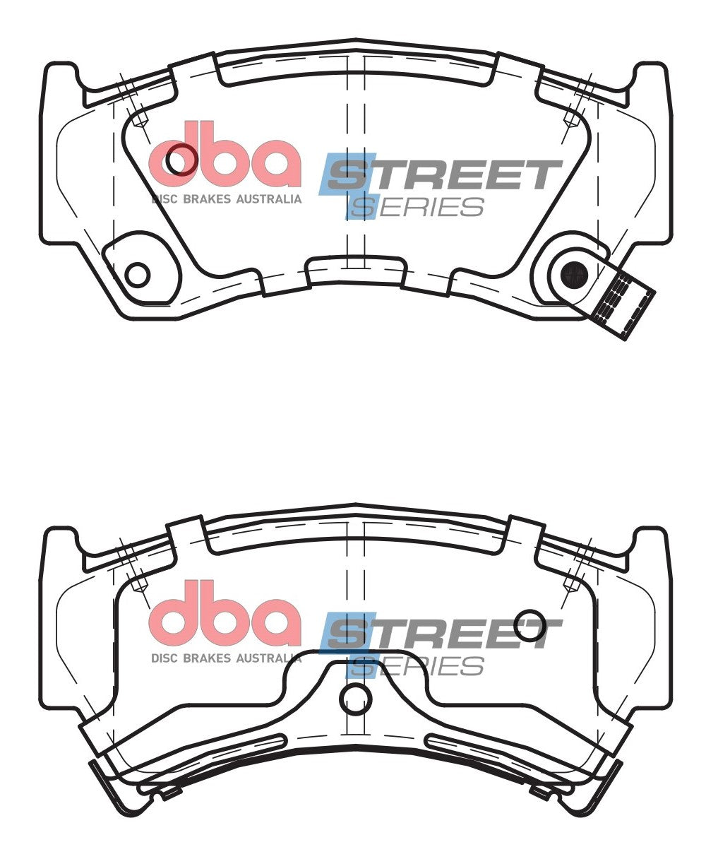 DBA DB1302SS - Brake Pads Street Series Ceramic | Front Axle
