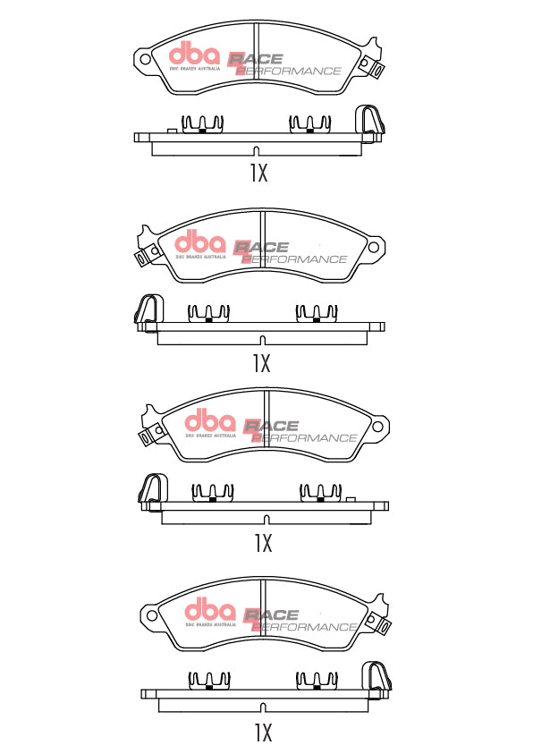 DBA DB1353RP - Brake Pads Race Performance