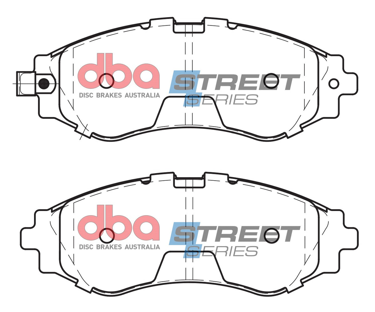 DBA DB1370SS - Brake Pads Street Series Ceramic | Front Axle