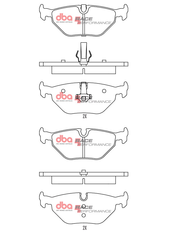 DBA DB1415RP - Brake Pads Race Performance