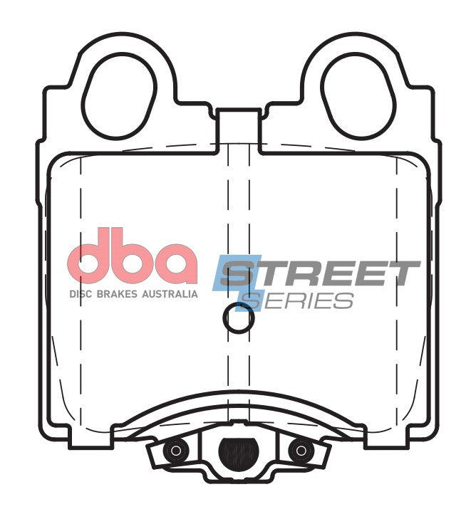 DBA DB1416SS - Brake Pads Street Series Ceramic | Rear Axle