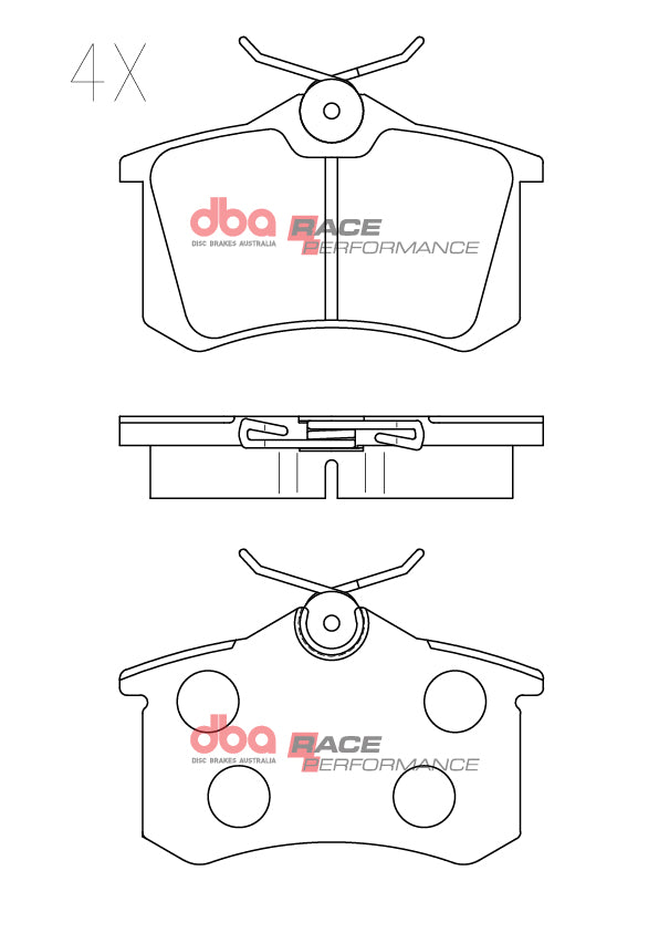 DBA DB1449RP - Brake Pads Race Performance