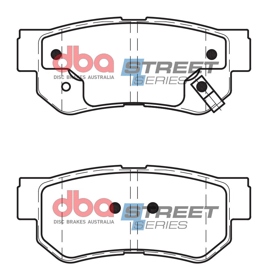 DBA DB1451SS - Brake Pads Street Series Ceramic | Rear Axle