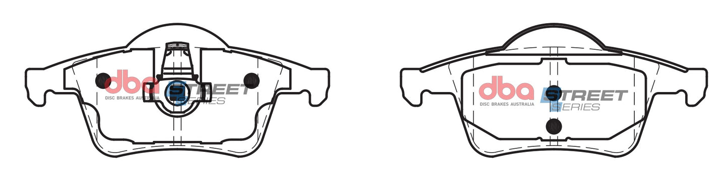 DBA DB1456SS - Brake Pads Street Series Ceramic | Rear Axle