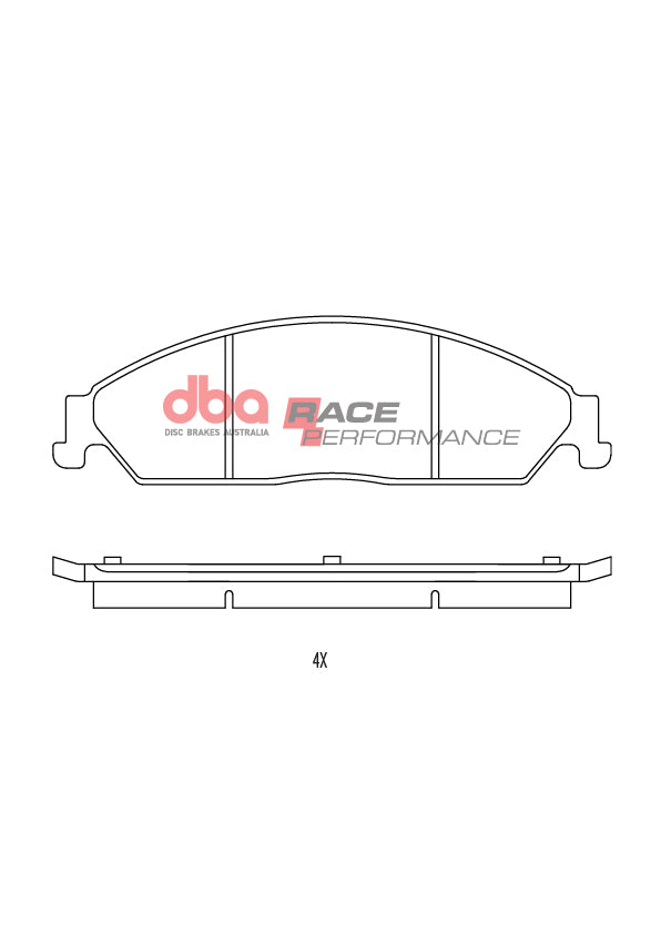 DBA DB1473RP - Brake Pads Race Performance