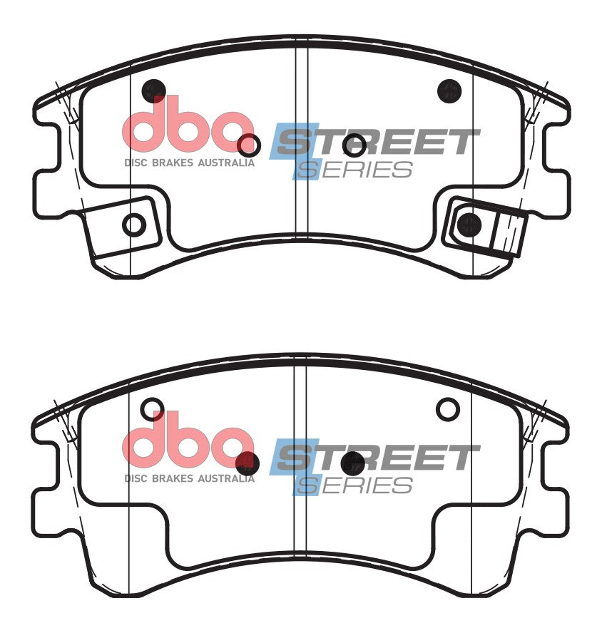 DBA DB1484SS - Brake Pads Street Series Ceramic | Front Axle