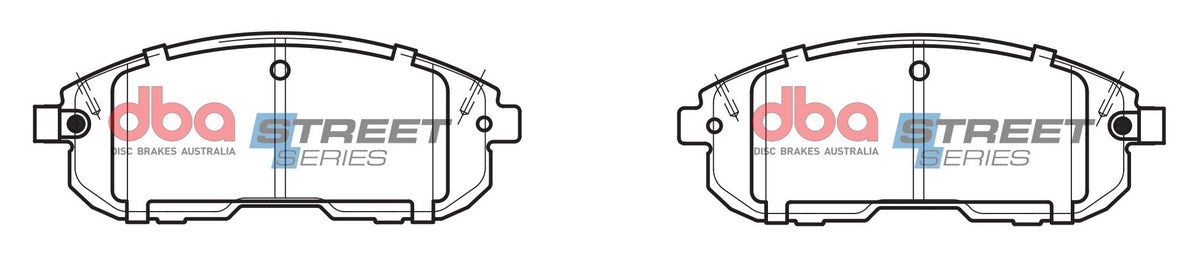 DBA DB1485SS - Brake Pads Street Series Ceramic | Front Axle