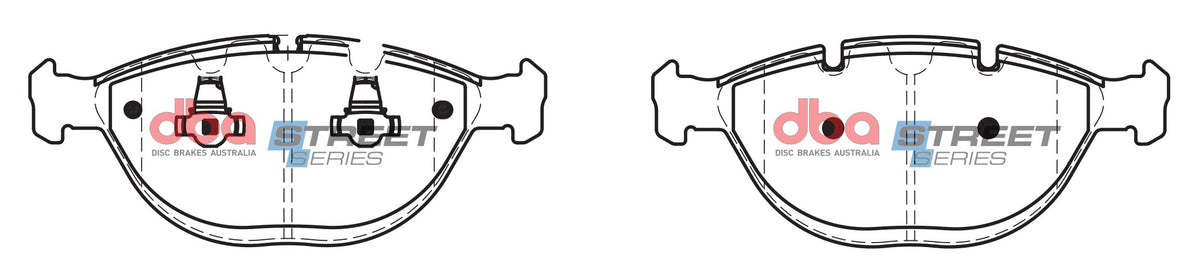 DBA DB1495SS - Brake Pads Street Series Semi-metallic | Front Axle