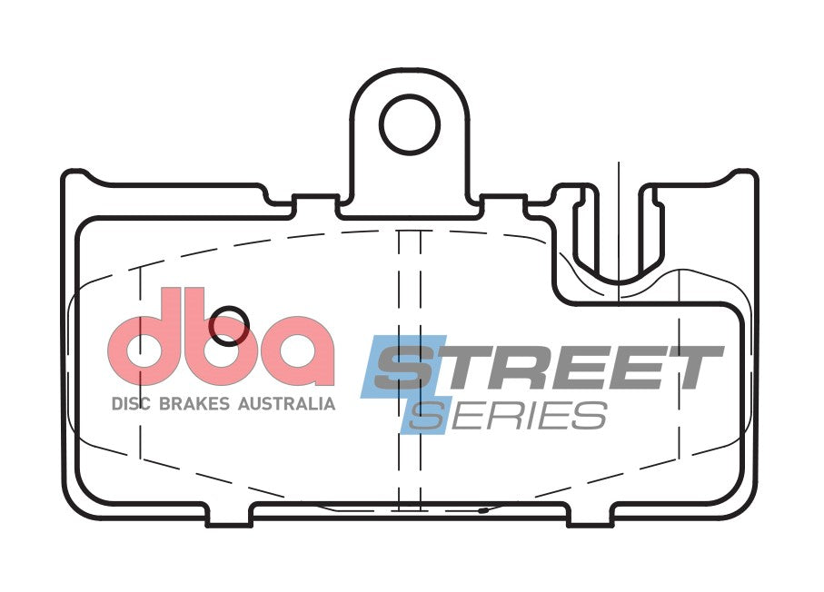 DBA DB1497SS - Brake Pads Street Series Ceramic | Rear Axle