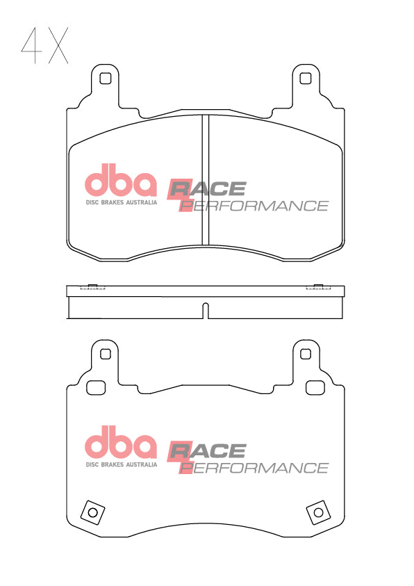 DBA DB15003RP - Brake Pads Race Performance
